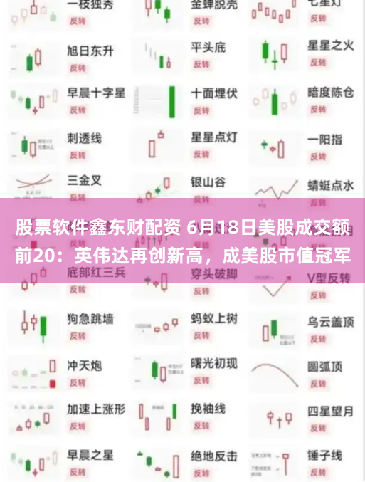 股票软件鑫东财配资 6月18日美股成交额前20：英伟达再创新高，成美股市值冠军