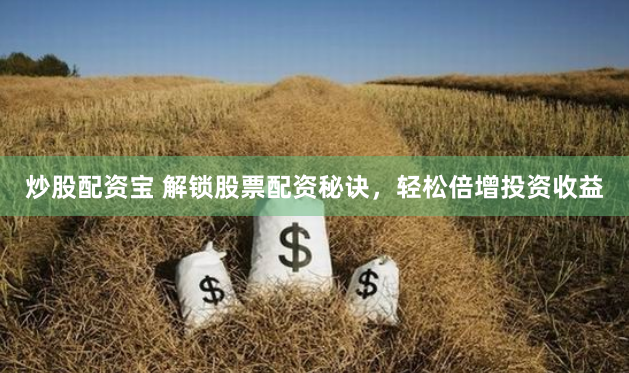 炒股配资宝 解锁股票配资秘诀，轻松倍增投资收益